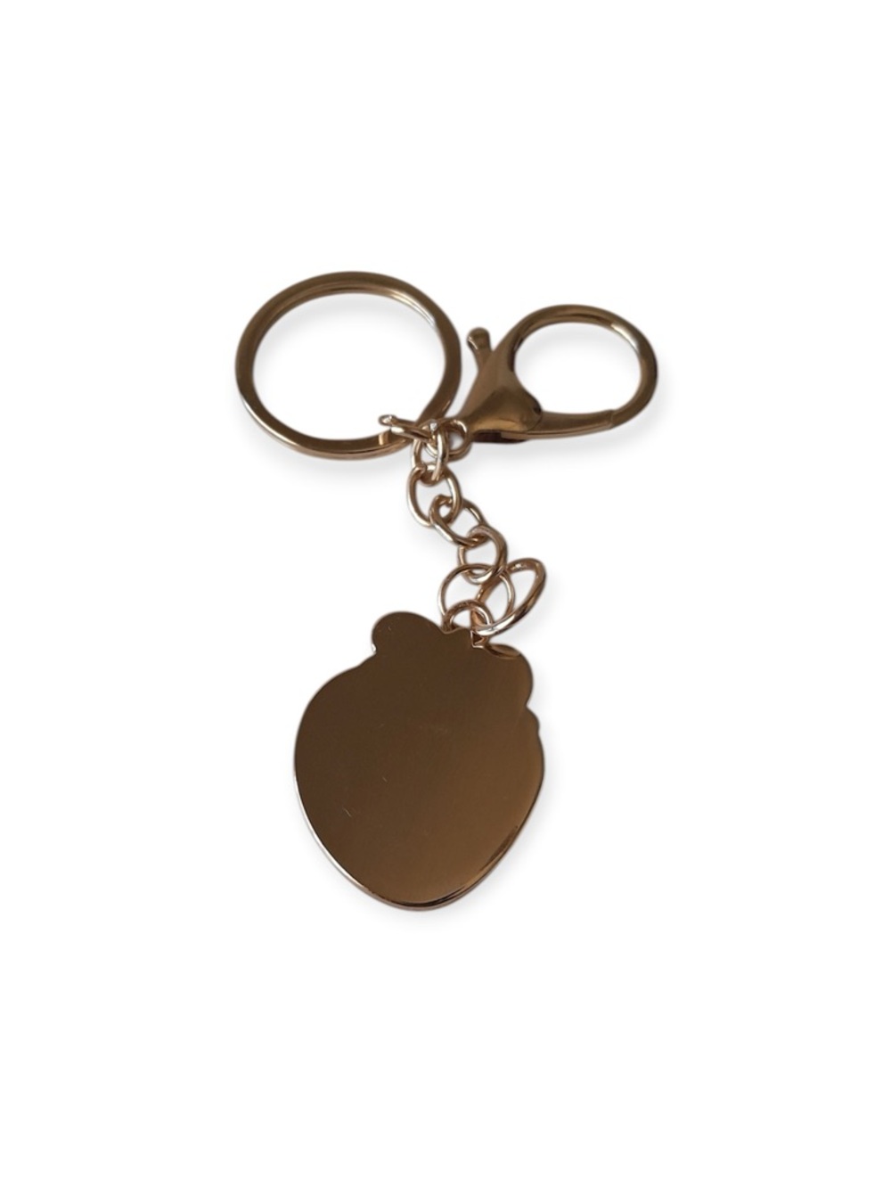 Red Strawberry Enamel Keychain with Pink Bow - Picture 2 of 3
